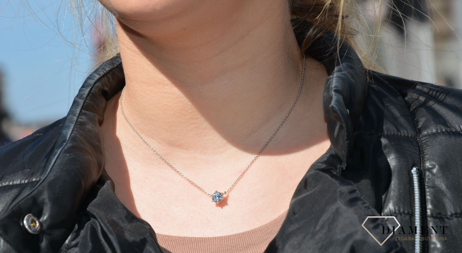 Naszyjnik duża cyrkonia Dall'Acqua C FF 035.JPG